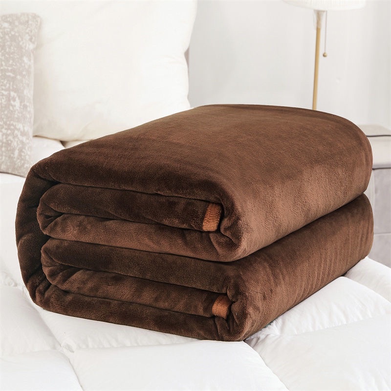 BISA COD SELIMUT BULU POLOS SIZE 150x200 SUPER LEMBUT IMPORT