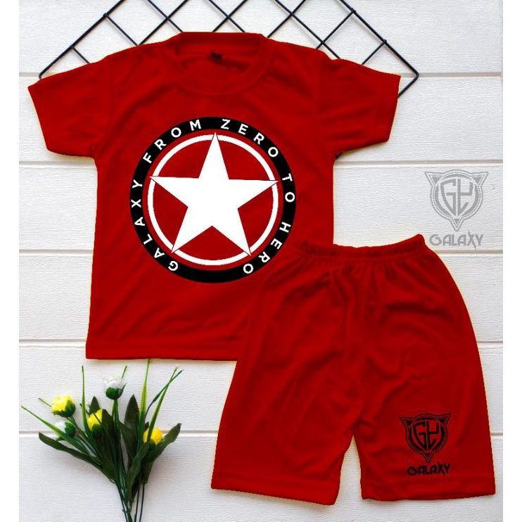 setelan kaos distro anak terbaru