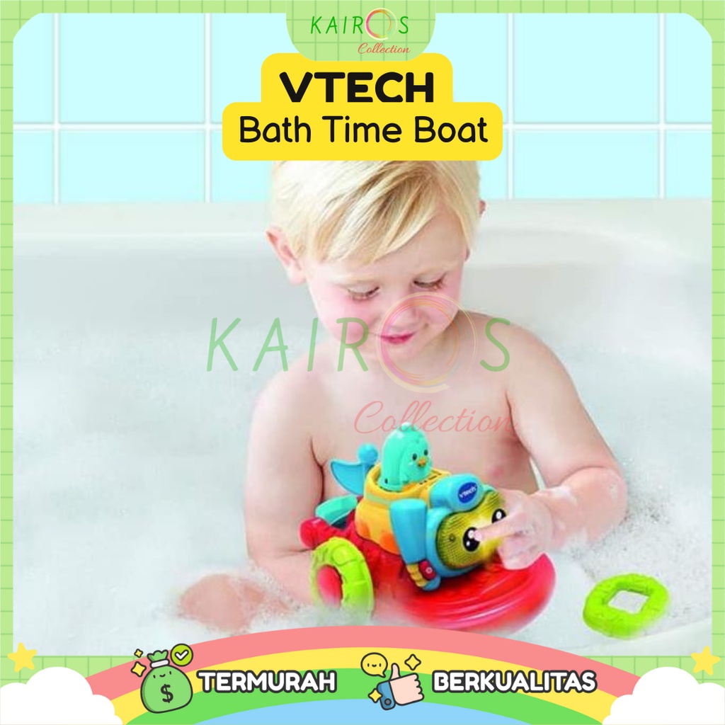 Vtech Bath Time Boat Mainan Mandi Anak