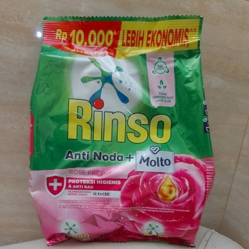 Rinso Molto Anti Noda 400gr 10.000an Detergen Bubuk