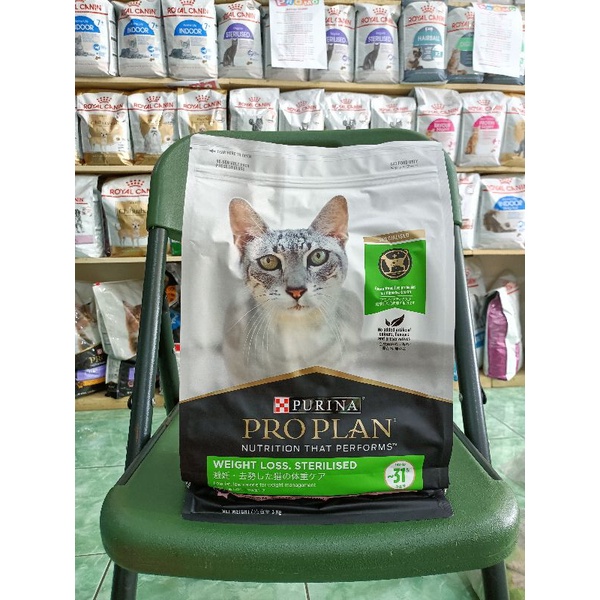 Proplan cat weight loss sterilised salmon &amp;tuna 3kg Freshpack - Pro plan weight loss sterilised - makanan kucing proplan