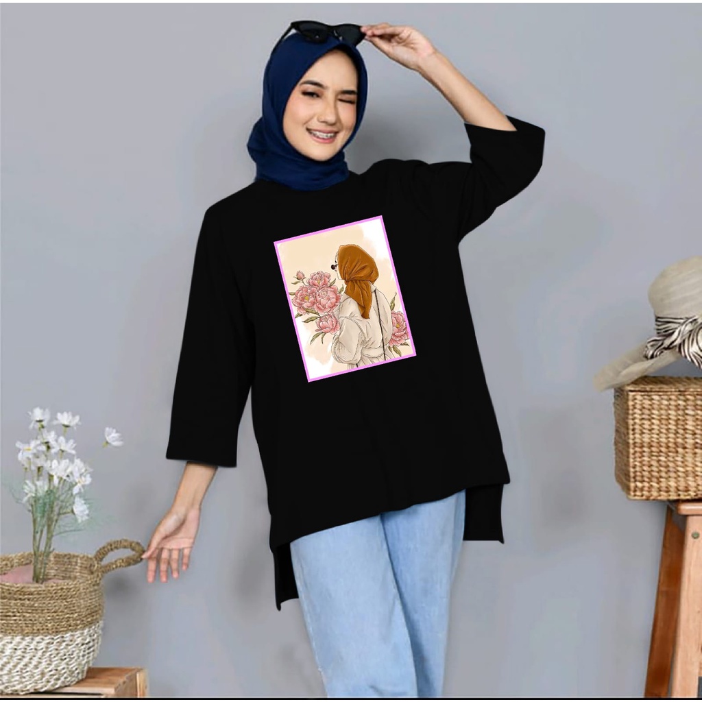 BAJU ATASAN TUNIK LALA JUMBO XXL~TERBARU BAJU OVERSIZE WANITA KEREN MASA KINI DAN TERLARIS