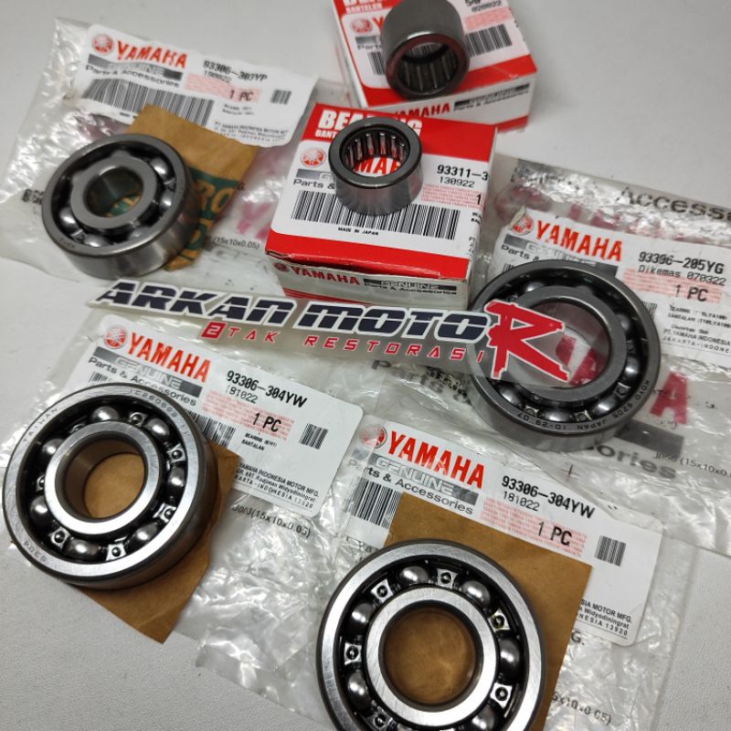 LAHER BEARING KRUK AS + RASIO MESIN SET RX KING RXK RXS RXR YT ORIGINAL