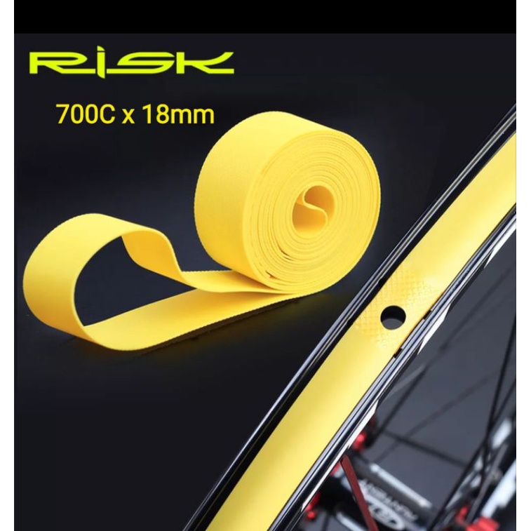 Risk Rim Tape Velg Sepeda 700C Sepeda Roadbike Rims Tape Tire Liner Sepeda Road Bike