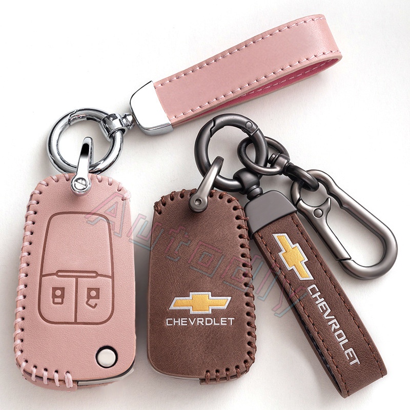 Case Kunci Mobil Bahan Kulit Untuk Buick Chevrolet Epica LOVA Camaro impz Covoz Cruze Aveo Trax Opel Vauxhall Mokkacoa