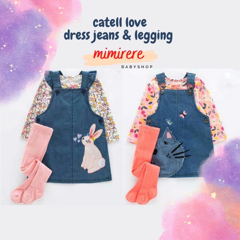 Catell Love 2in1 Dress Legging | Overall Dress Legging (Part3)