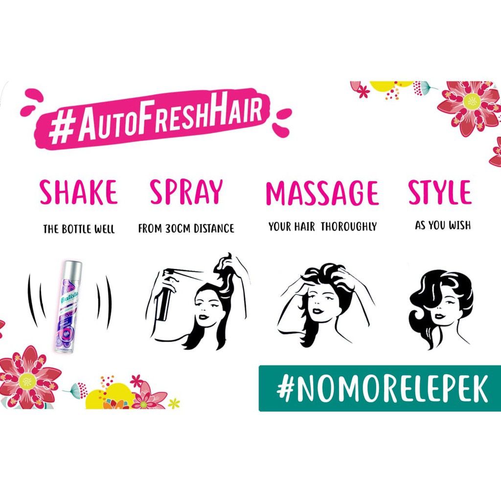 BATISTE Light &amp; Breezy Fresh Dry Shampoo 200 ml