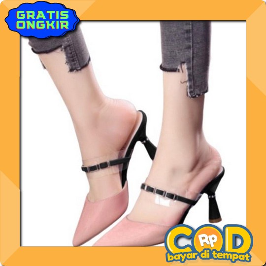 Monza Series Flat Dan Hight Hils 3Cm Dianarestu (Ready) Br712 High Heels Hak Tahu Landis Sandal Heel