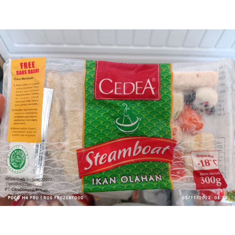 Jual CEDEA STEAMBOAT 300g Shopee Indonesia