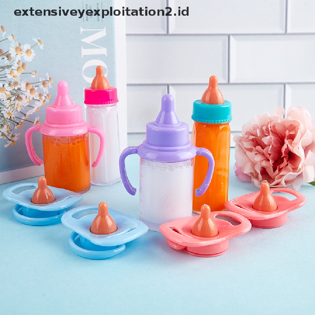 Mainan Miniatur Botol Susu Pacifie Amerika 18 &quot;Untuk Aksesoris Rumah Boneka