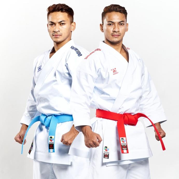 RED/BLUE Shureido New Wave 3 for Kata (Karate Gi) - Semua Ukuran