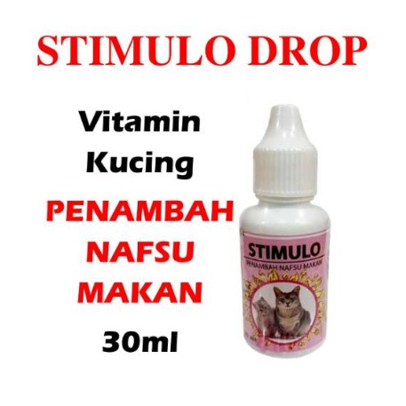 Stimulo Drop 30ml vitamin penambah nafsu makan kucing cat kitten gemuk