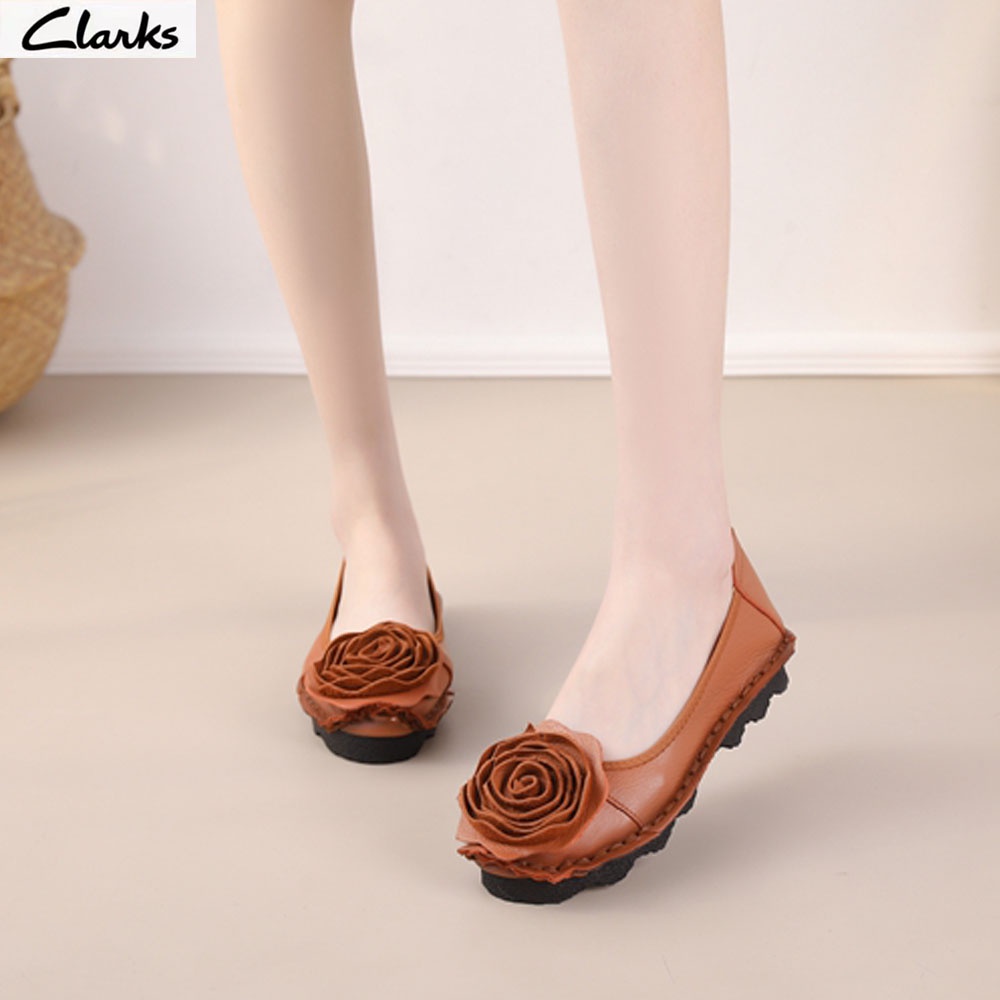 Clarks new pita woman  flat wanita kulit asli /Sepatu Wanita Clarks melati