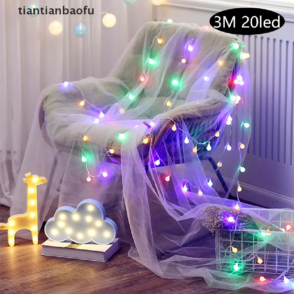 Lampu Tumblr LED Bentuk Bola Tenaga USB Untuk Dekorasi Natal / Pernikahan