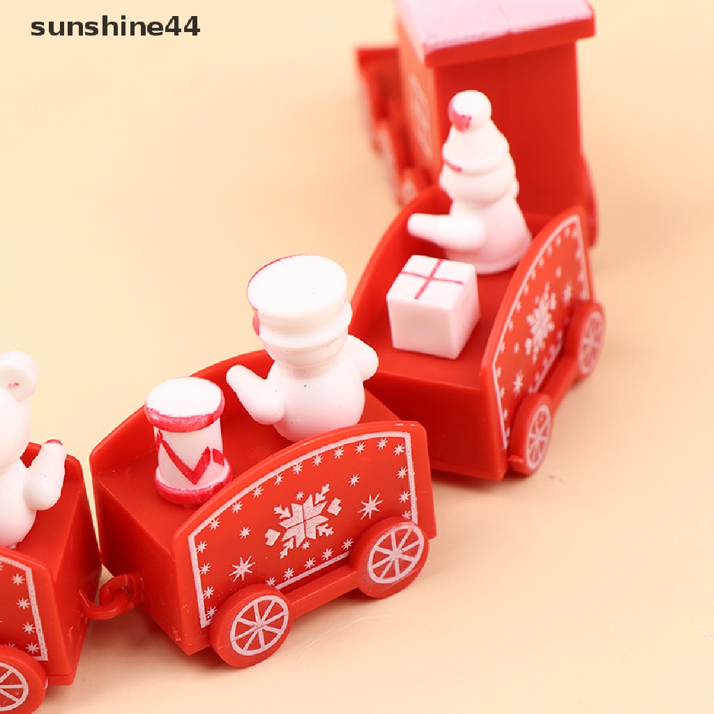 Sunshine Ornamen Kereta Santa Claus Untuk Dekorasi Natal