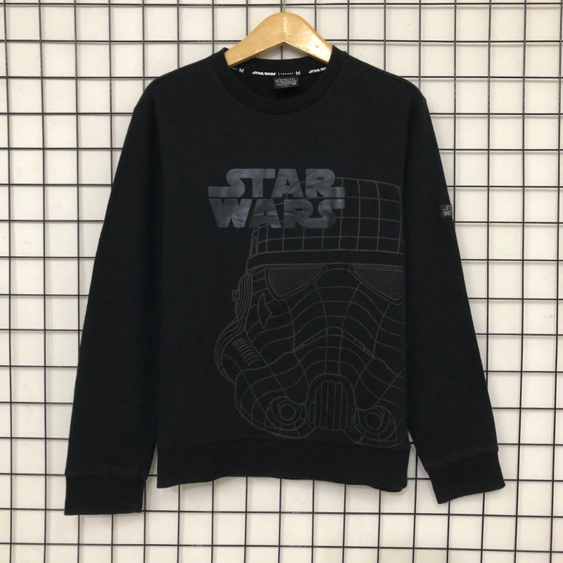 STARWARS X PROJECT M DARTH VADER THRIFT CREWNECK SWEATER