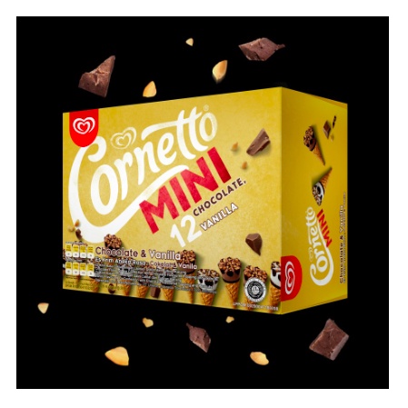 

Wall's Ice Cream Mini Cornetto Choco & Vanilla 12X28ml