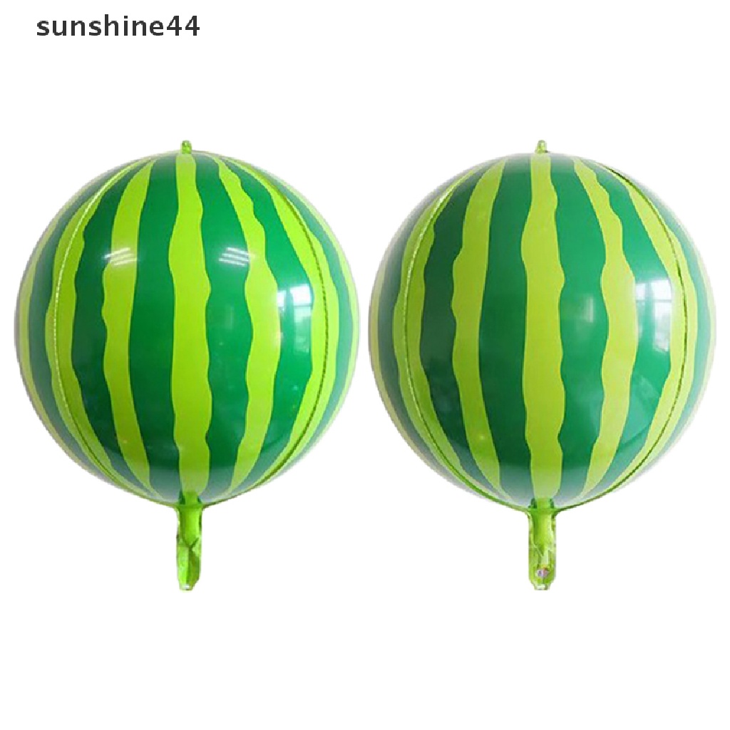 Sunshine 1pc Balon Semangka 4D 22 Inci Untuk Properti Foto Pernikahan / Ulang Tahun / Baby Shower