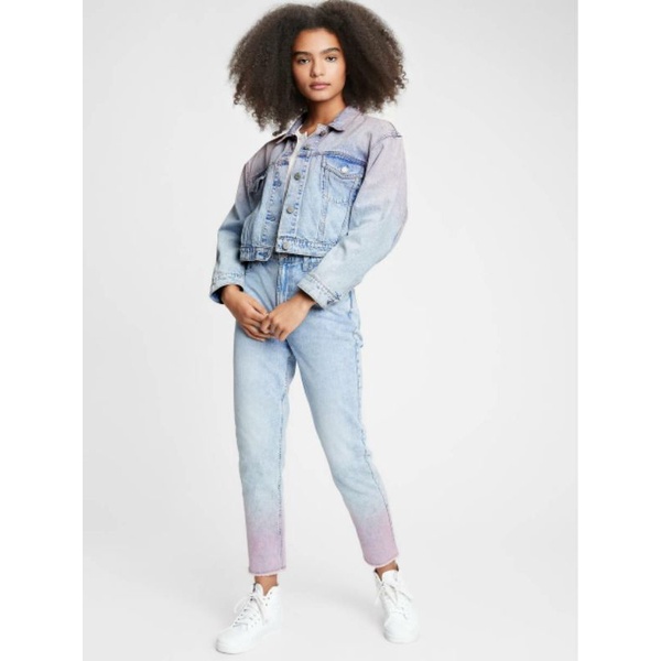GAP Gradient Denim Cropped Jacket