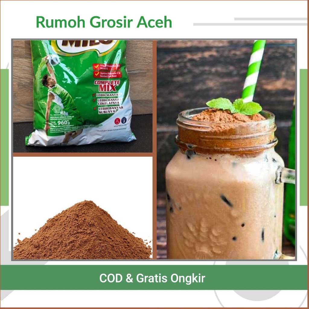 

{S.A} MILO 960gr Mix Complete (Tanpa Gula) BPOM