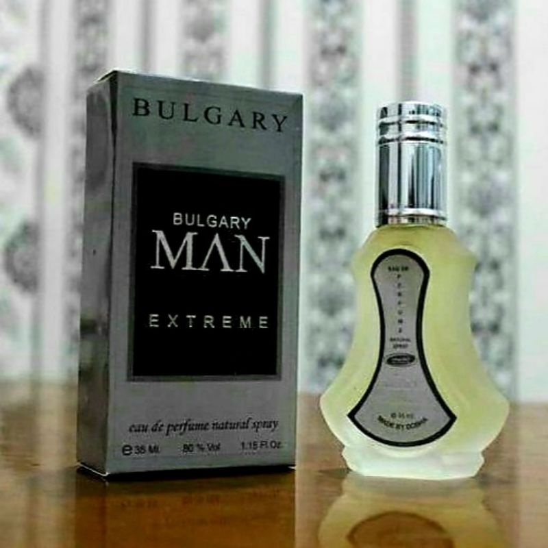 BULGARY EXTREME Parfum DOBHA Spray 35ml EDP Eau De Parfume BPOM &amp; MUI