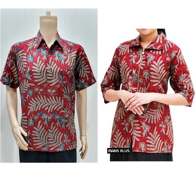 Kemeja Wanita Jumbo XXXL Blouse Batik Big Size 4L-5L Atasan Wanita Muslim Seragam Baju Kerja ATR