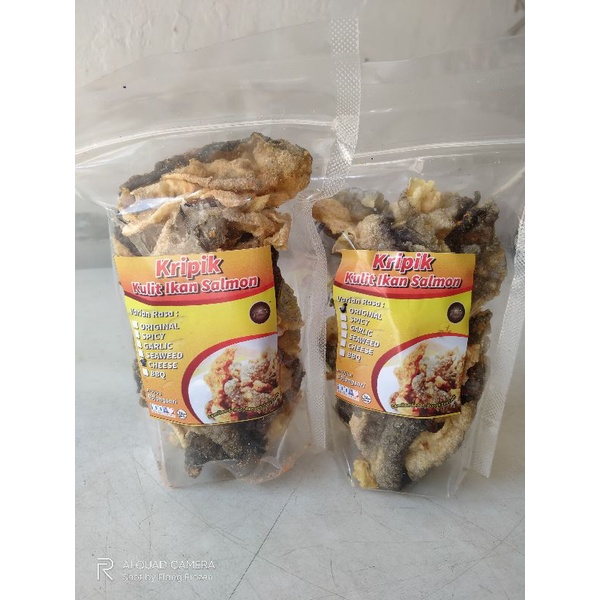 Keripik Kulit Ikan Salmon 50gr