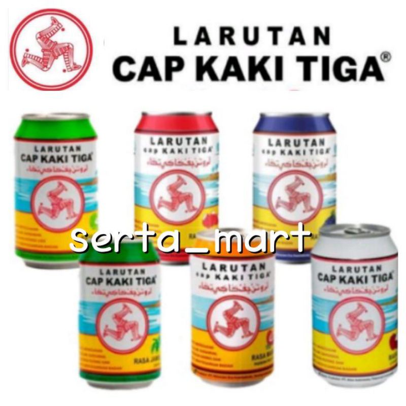 

Larutan Penyegar Cap Kaki Tiga Kaleng 320ml - Kaki Tiga Jeruk / Leci / Jambu