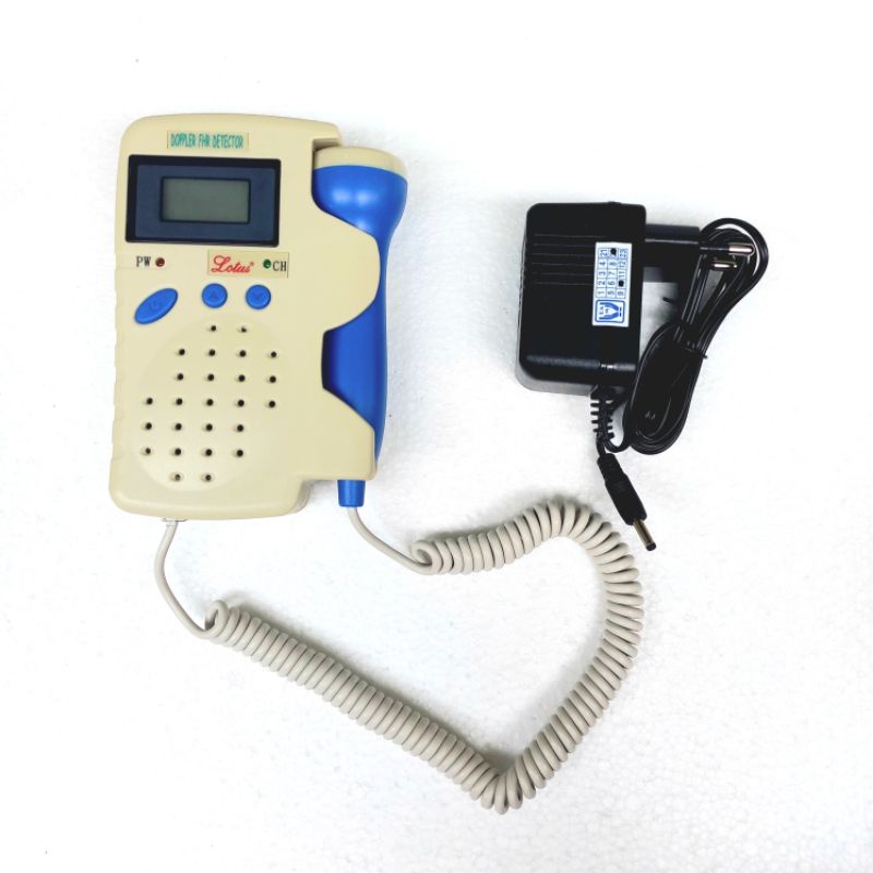 Fetal Doppler Lotus Pendeteksi Denyut Jantung Bayi Doppler Fetal Hearth Doppler Monitor
