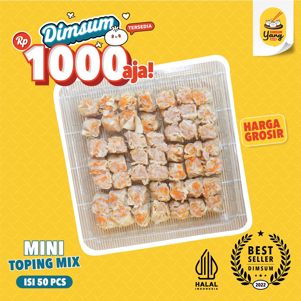 

Dimsum ayam mini premium isi 100 pcs harga grosir