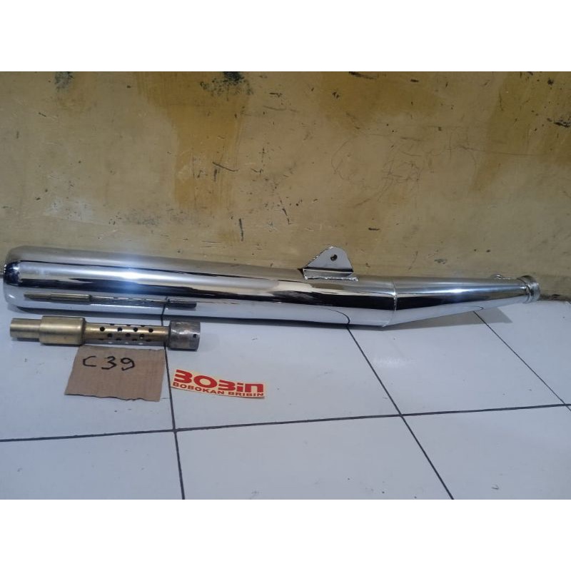 slencer knalpot altech boban + saringan altech boban RX king RX king new