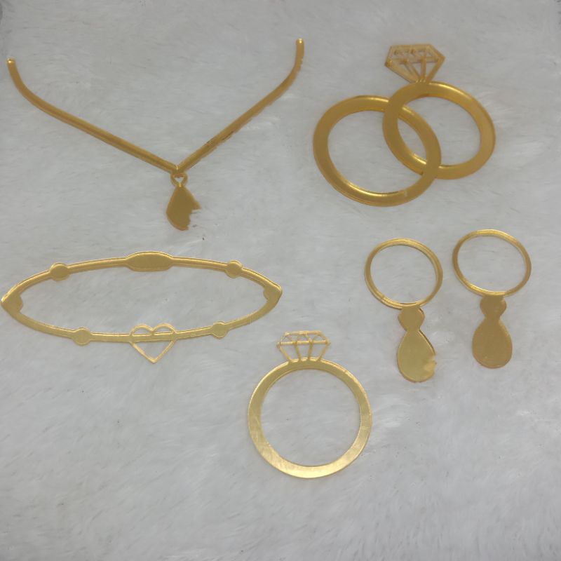 Replika Perhiasan emas hiasan mahar pernikahan