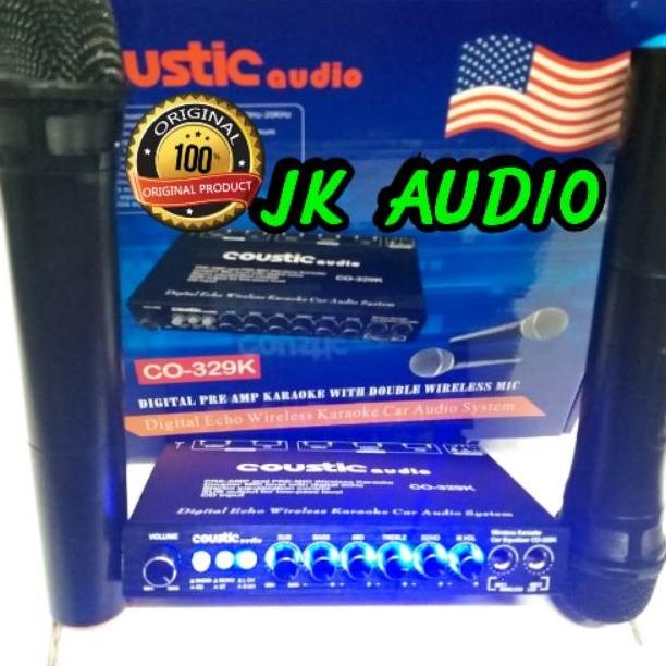 Parametrik Karaoke Plus Microphone Coustic Pre Amp Mic Wireless Echo