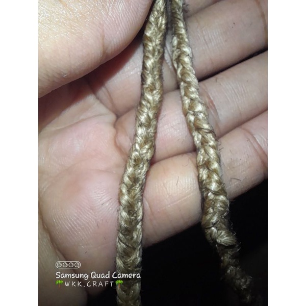 Tali Goni Kepang Ukuran 4mm Tali Panjangan Dinding Tali kerajinan Tangan