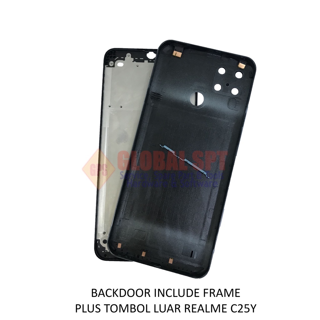 BACKDOOR REALME C25Y INCLUDE FRAME / BACK COVER / TUTUP BELAKANG