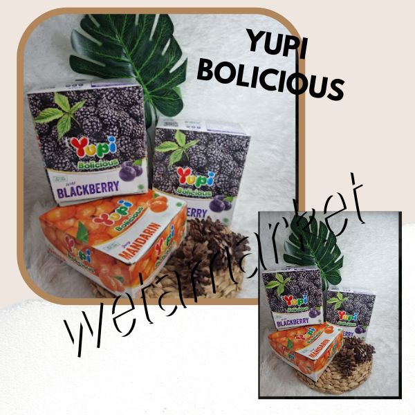 

✔️COD✔️ Permen Yupi Bolicious Jeruk Mandarin Orange Box Isi 24Pcs 24 Pcs // BLACKBERRY Permen Yupi Bolicious