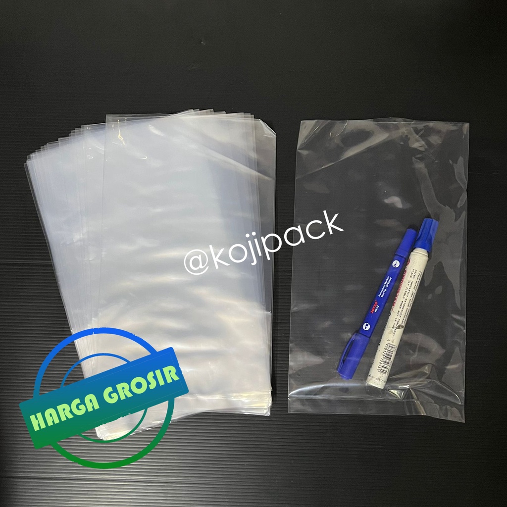 Plastik PE Murni 12x20 12x25 15x20 18x30 20x30 23x35 15x25 25x38 28x40 30x50 40x60 60x100 Tebal 05