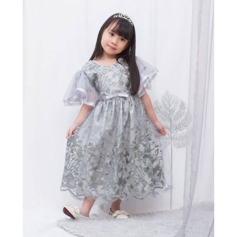 Dress Pesta Gaun Anak 3 4 Tahun Th Thn / Baju Pesta Anak Perempuan Ulang Tahun Ultah Kondangan Natal