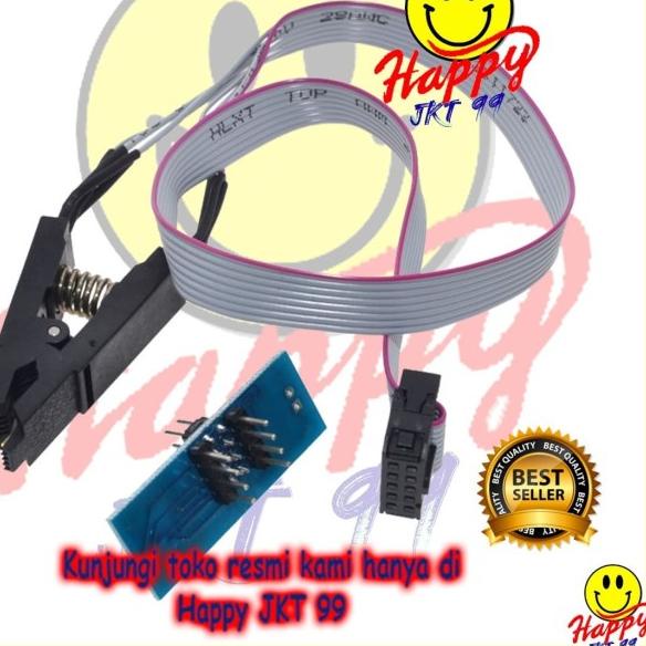 SOKET JEPIT CLIP IC SOCKET ADAPTER KABEL CABEL PENJEPIT EPROM BIOS