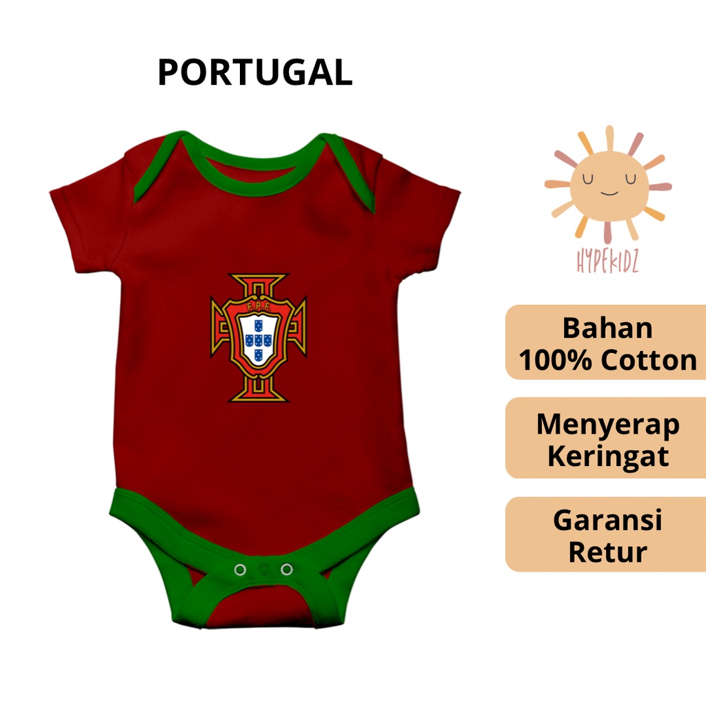 Baju romper jumper jumpsuit jersey bola bayi hadiah lahiran newborn 0 6 bulan laki-laki perempuan So