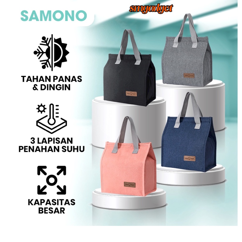 Samono Tas Bekal Makan Portable Tas Lunch Box BLB30