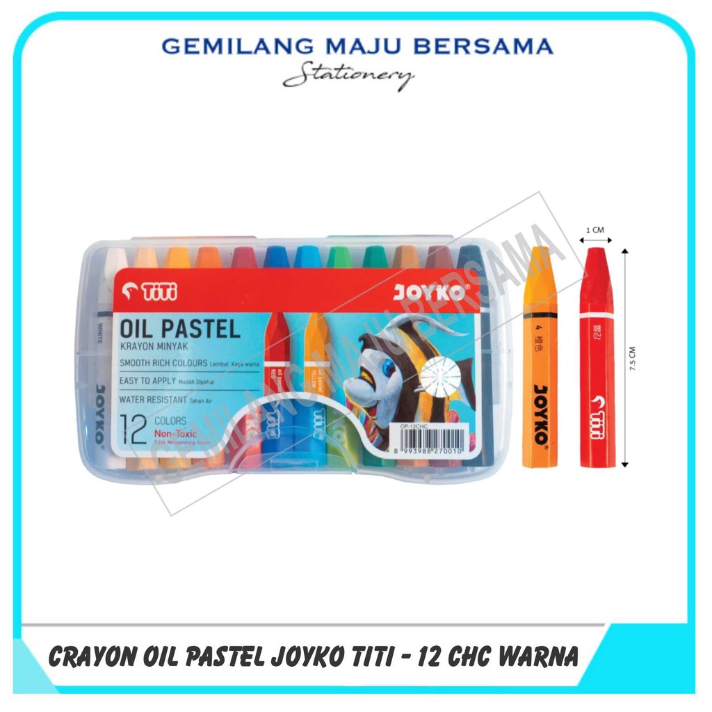 

Crayon Titi / Oil Pastel Titi 12W CHC