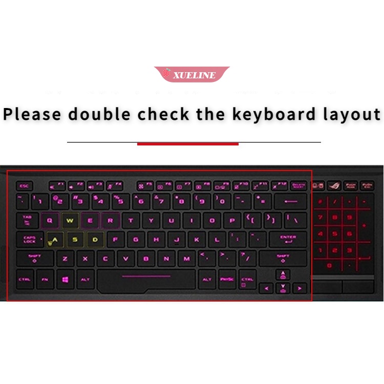 Cover Keyboard Untuk ASUS ROG Zephyrus Duo 3sPlus GX550 gx550lxs Gx501Gx501 GX531GS Gx531G Zx501Gxr70