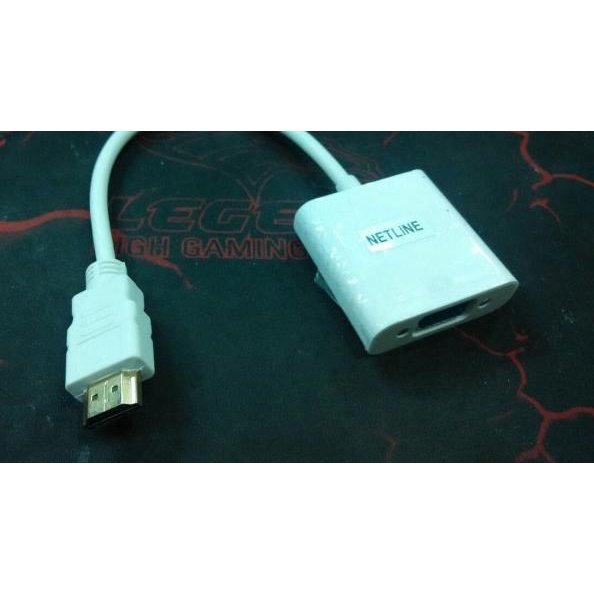 CONVERTER HDMI TO VGA NETLINE