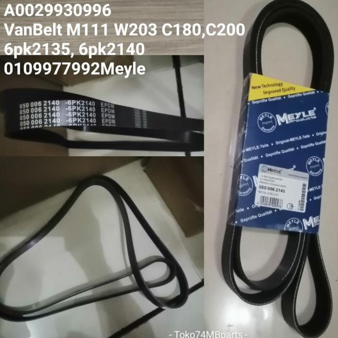 A0029930996 VanBelt M111_W203_C180, C200 6pk2135,6pk2140 0500062140Mey
