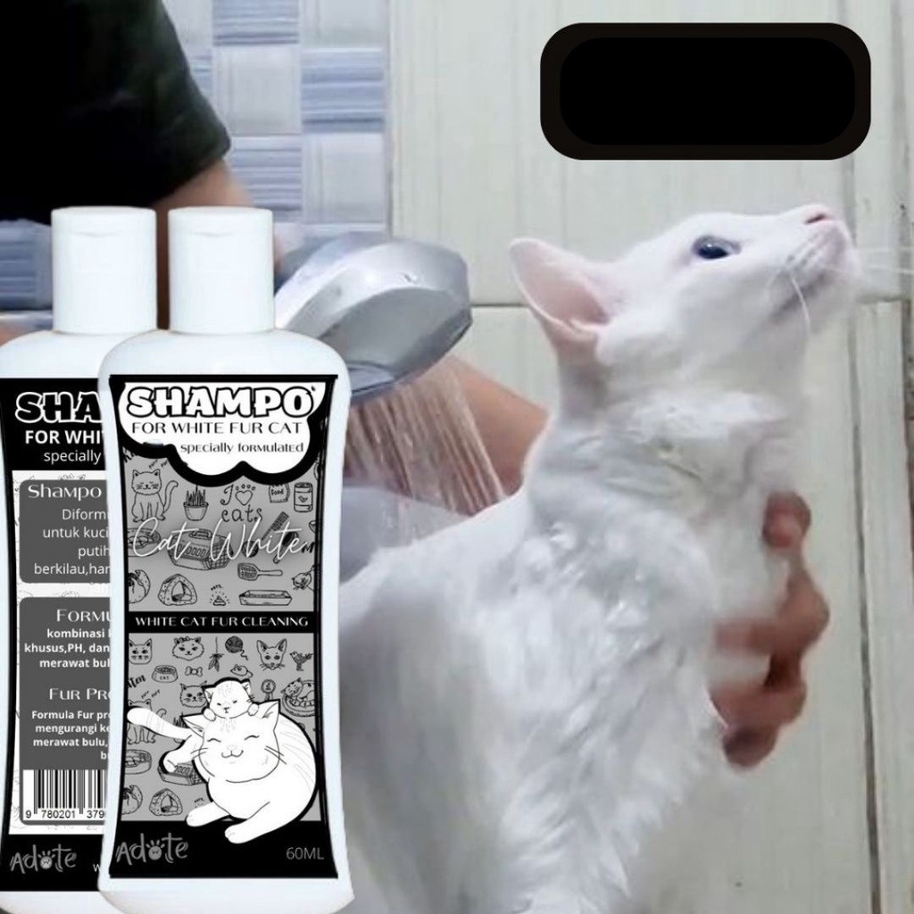 SHAMPOO KUCING BULU PUTIH SHAMPO KUCING PET SHAMPOO WHITE COAT FEZONE