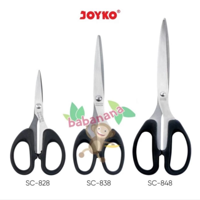 Gunting Joyko SC-848 Scissors pemotong kertas multifungsi