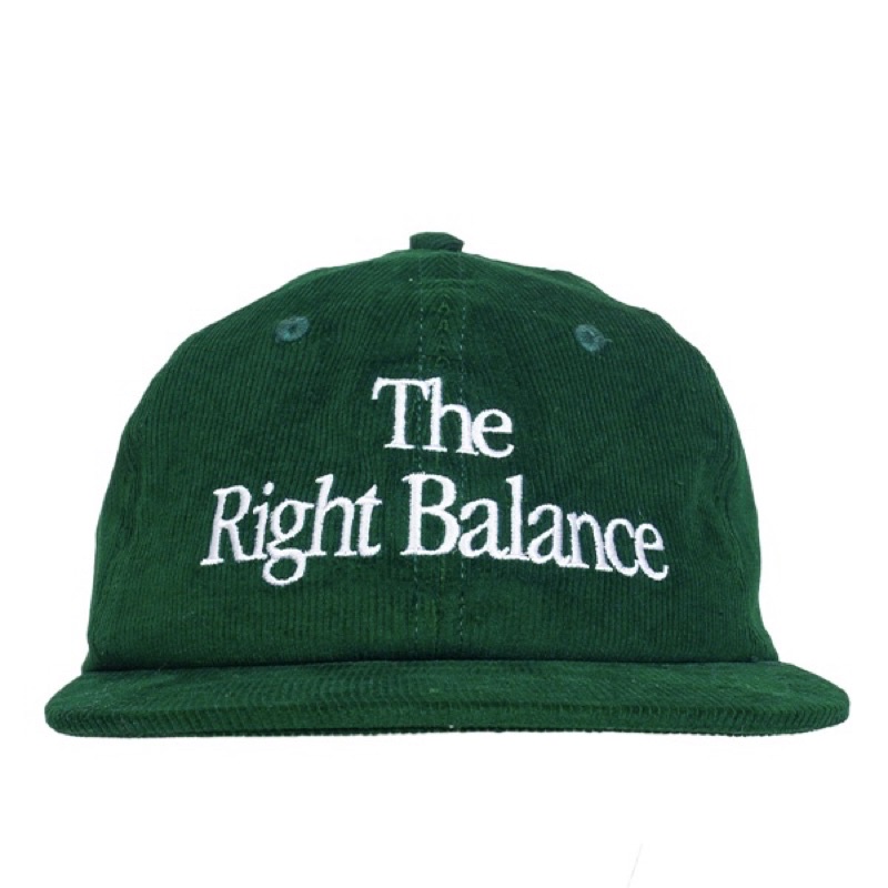 Based club - balance green corduroy ball cap