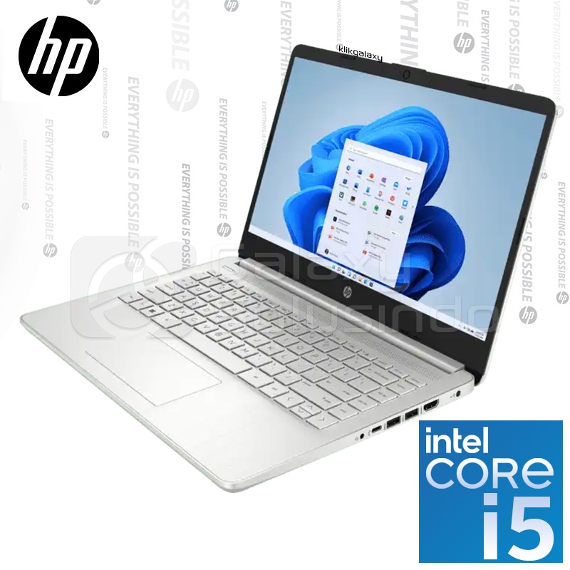 HP 14S-DQ5001TU - Core i5 1235U 512GB SSD 8GB Intel Iris XE - Silver Notebook