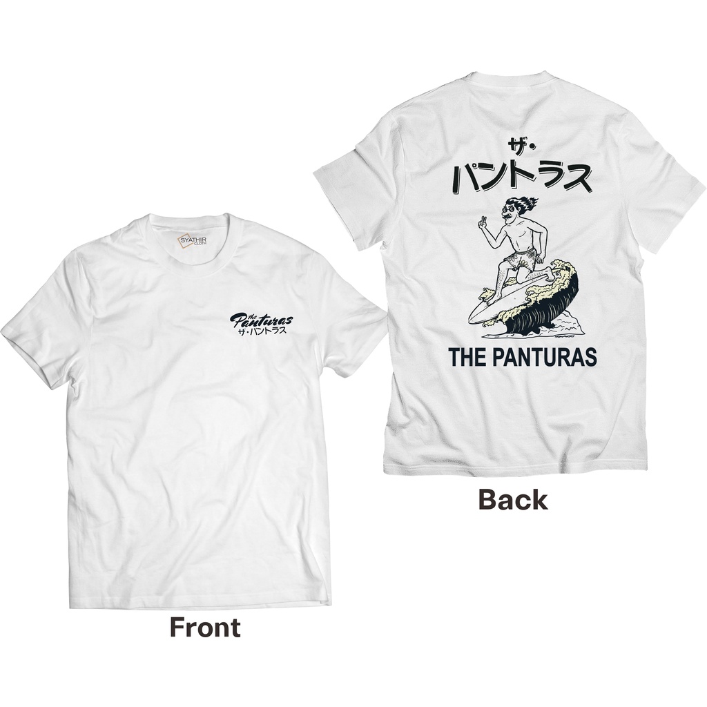T-shirt Merchandise The Panturas Artwork The Panturas Surfing